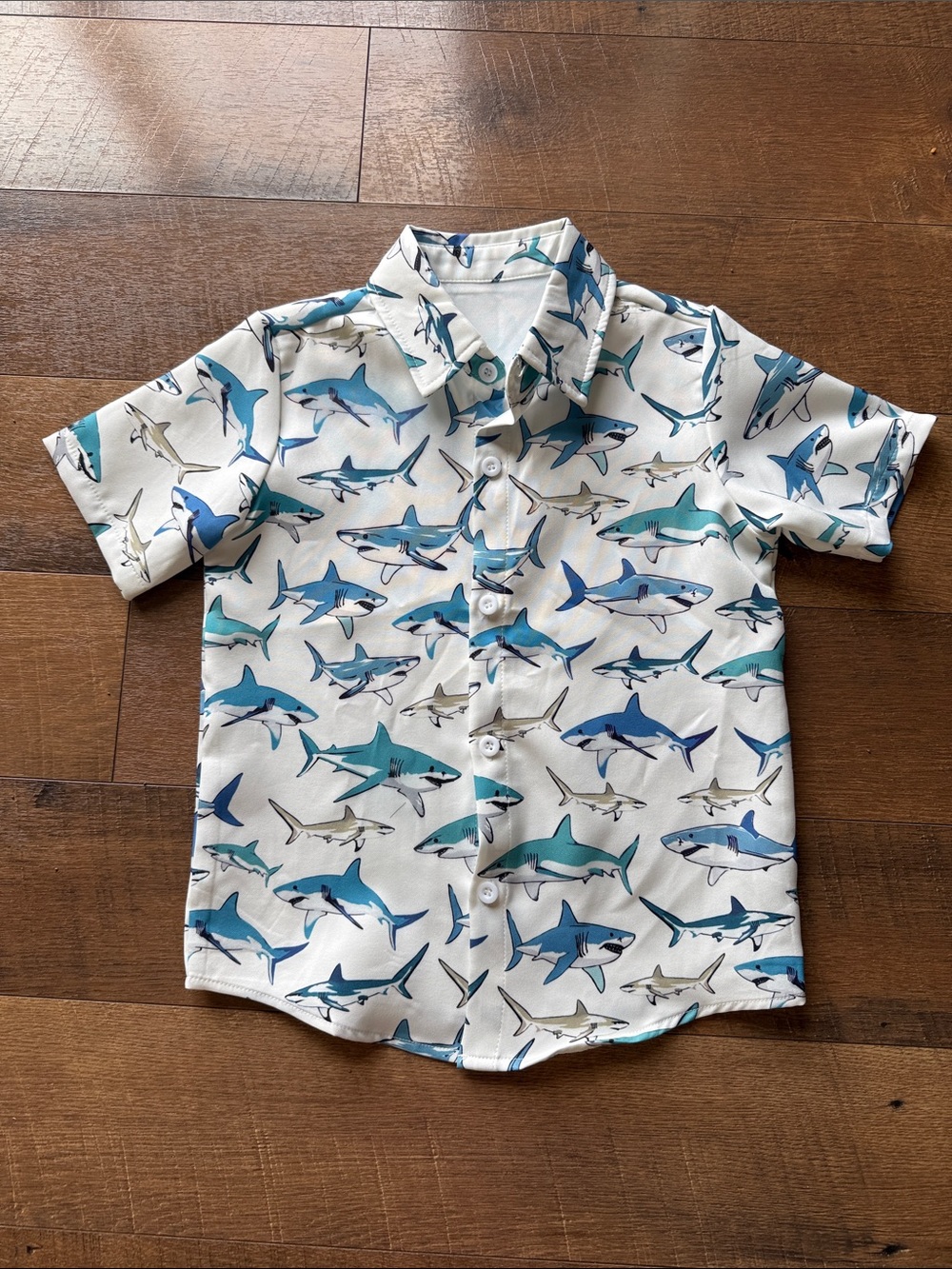 Shark Button Down Short Sleeve